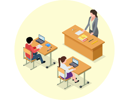 スクール・学習塾での導入イメージ