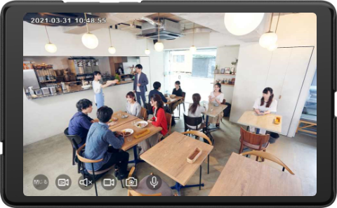 標準で約7日間の録画が可能